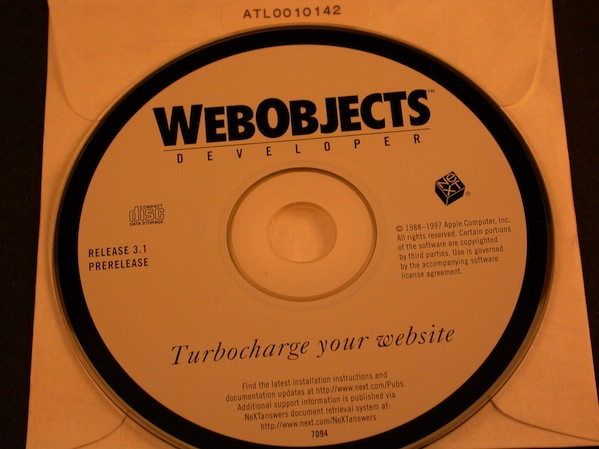 WebObjectsDeveloper3.1Prerelease